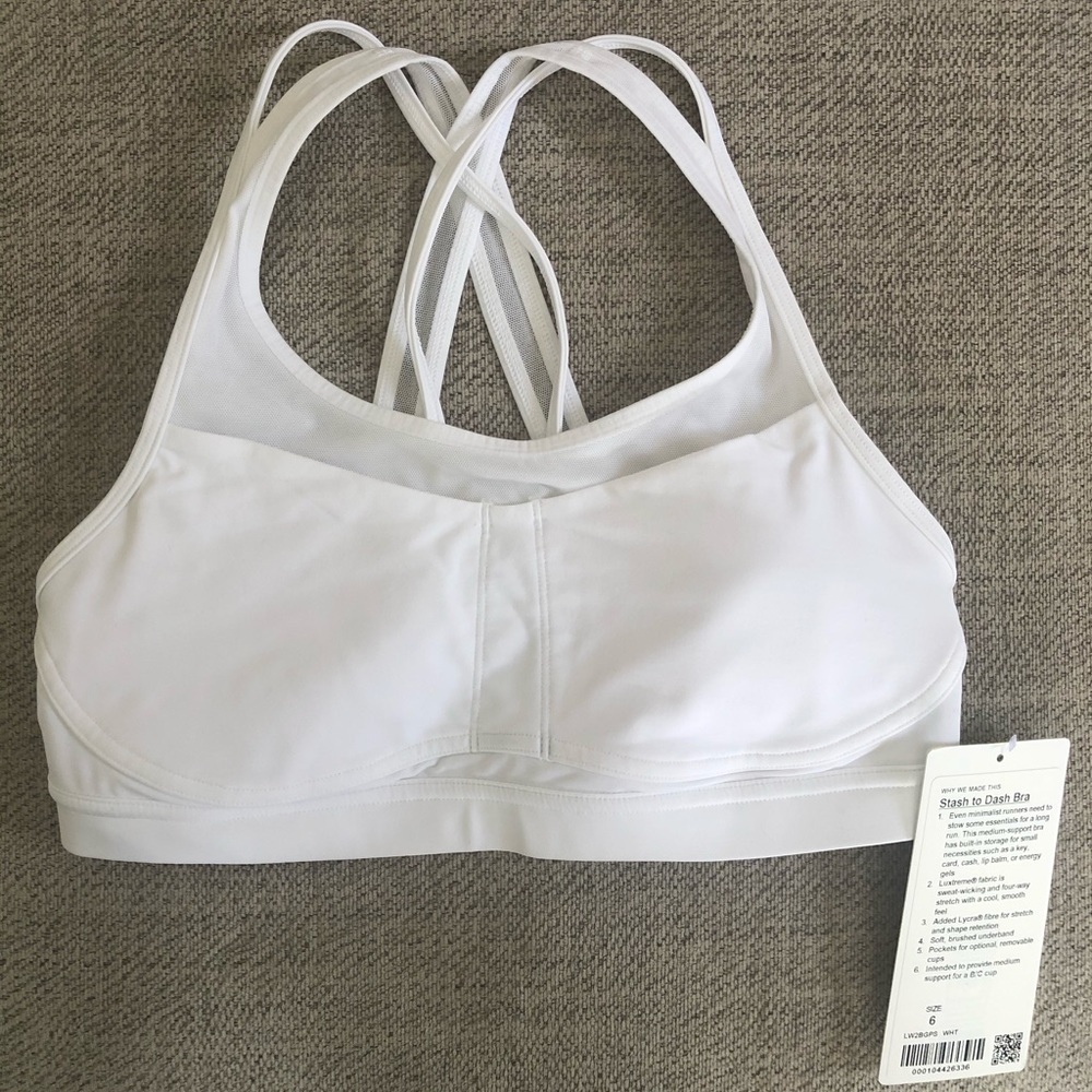White Lululemon Sports Bra